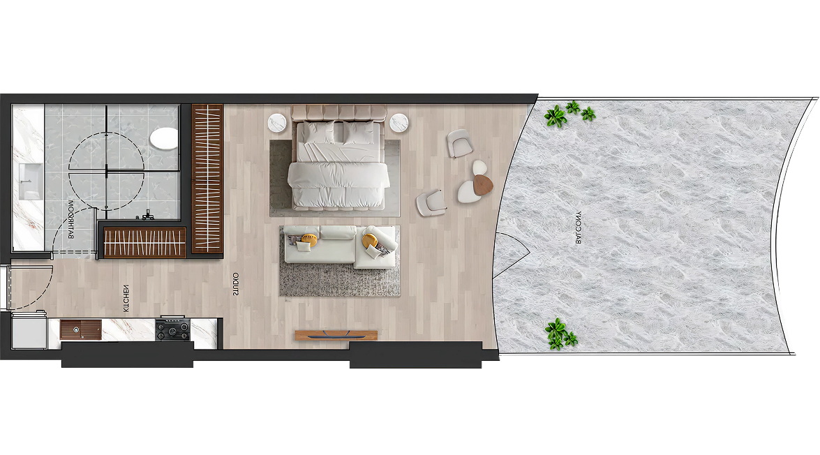 Studio apartment